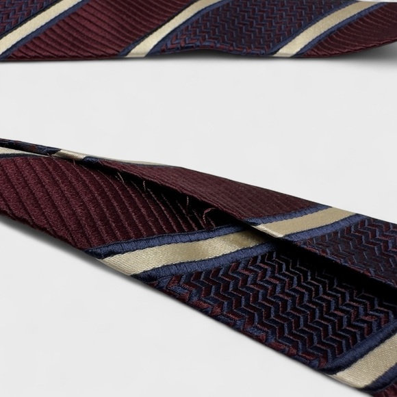 Lot of 6 - Faconnable Luxury Men’s Necktie 100% Silk Made In Italy & France - Picture 14 of 16